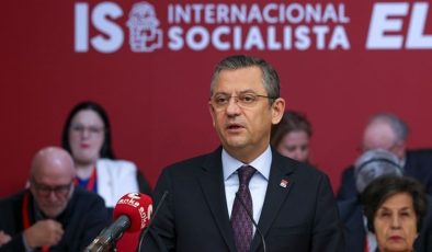 CHP Genel Başkanı Özel, Sosyalist Enternasyonal Konsey Toplantısı’nda konuştu: ‘Neoliberalizme karşı mücadele’ vurgusu