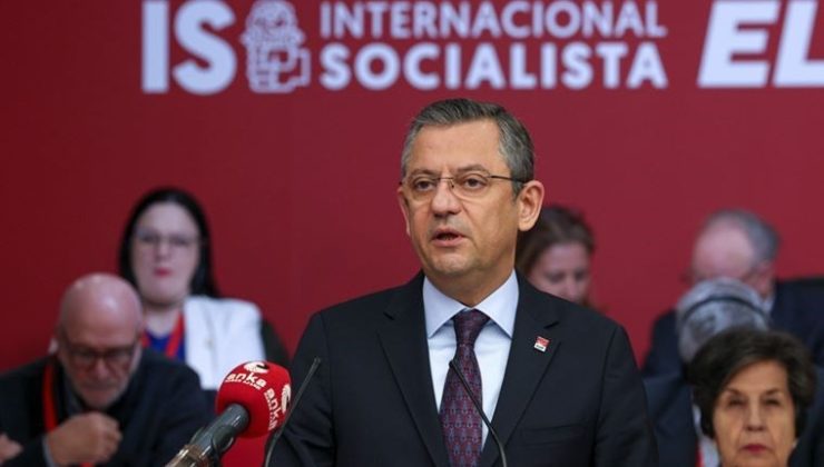 CHP Genel Başkanı Özel, Sosyalist Enternasyonal Konsey Toplantısı’nda konuştu: ‘Neoliberalizme karşı mücadele’ vurgusu