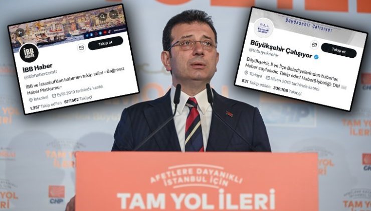 ‘İBB Haber’ ve ‘Büyükşehir Çalışıyor’ hesapları İmamoğlu ‘aleyhine’ paylaşımlara başladı: ‘Yöneticisi Murat Kurum’la anlaştı’ iddiası