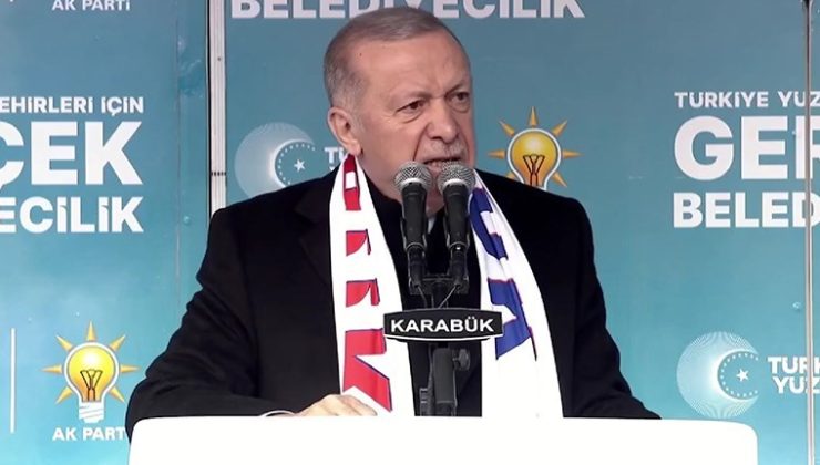 Erdoğan’dan Karabük’te ’emekli’ mesajı