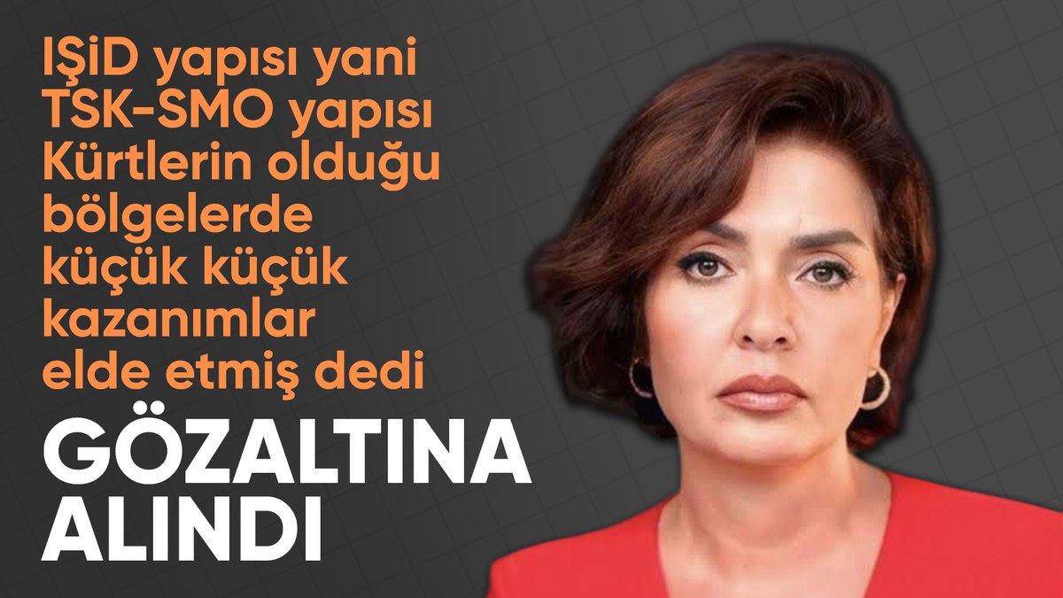 Özlem Gürses halkı yanıltıcı bilgiyi alenen yayma suçundan gözaltına alındı